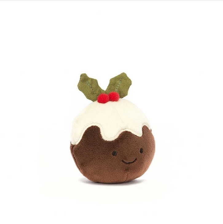 Peluche de Noël Festive Folly Christmas Pudding jellycat