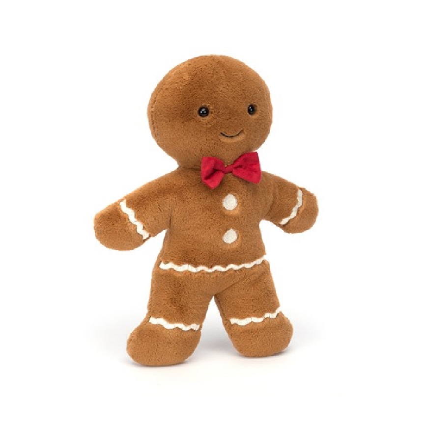 Peluche de Noël Festive Folly Gingerbread Man jellycat